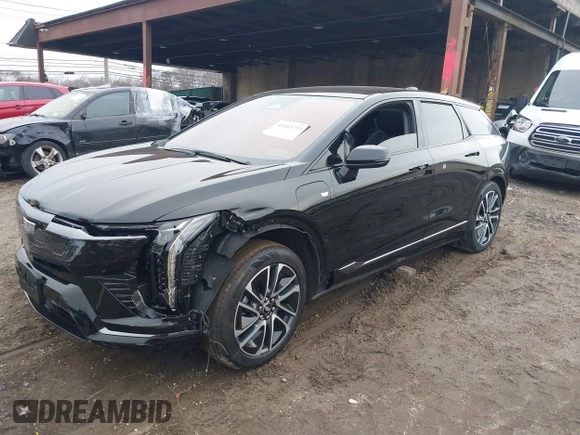 ✅ 2025 Cadillac Optiq Sport • VIN: 3GYK3EMR9SS223505 • Лот: 44143753. Опубликован ранее на IAAI с пробегом 1 188 миль. Бесплатный доступ к архиву аукционных продаж из США и подробный отчёт об истории автомобиля на DreamBid. Изображение 2.