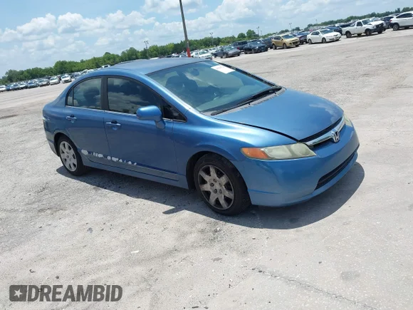✅ 2006 Honda Civic LX • VIN: 1HGFA16556L136150 • Lot: 45389718. Listed on IAAI with 194,133 mi. Free auction sales archive from the USA and detailed vehicle history report at DreamBid. Image 1.