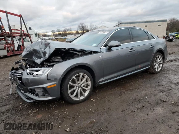 ✅ 2019 Audi A4 Premium Plus • VIN: WAUENAF41KA063142 • Lot: 70724912. Listed on Copart with 27,217 mi. Free auction sales archive from the USA and detailed vehicle history report at DreamBid. Image 1.