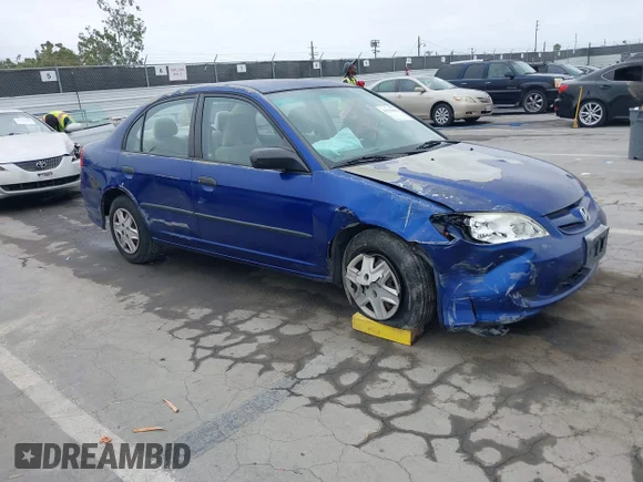 ✅ 2004 Honda Civic VP • VIN: 2HGES16384H638345 • Лот: 45125609. Опубликован ранее на IAAI с пробегом 136 720 миль. Бесплатный доступ к архиву аукционных продаж из США и подробный отчёт об истории автомобиля на DreamBid. Изображение 1.