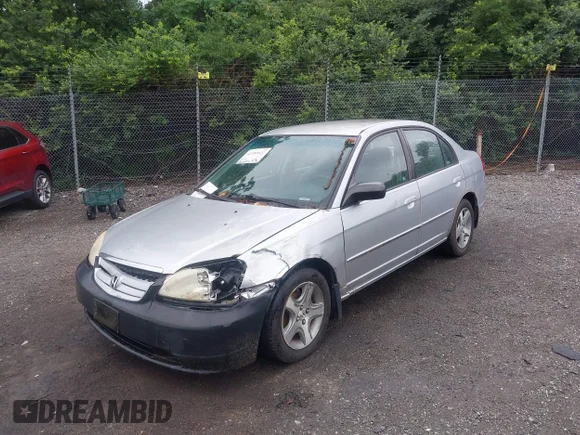✅ 2003 Honda Civic LX • VIN: 2HGES15533H508491 • Lot: 42589022. Listed on IAAI with 232,459 mi. Free auction sales archive from the USA and detailed vehicle history report at DreamBid. Image 2.