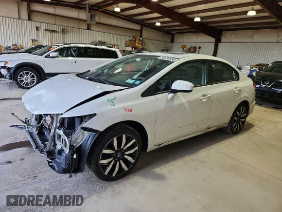 ✅ 2015 Honda Civic EX-L • VIN: 19XFB2F93FE064460 • Лот: 56238536. Опубліковано раніше на Copart з пробігом 101 152 миль. Безкоштовний доступ до архіву аукціонних продажів зі США та докладний звіт про історію автомобіля на DreamBid. Зображення 1.