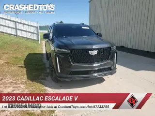 ✅ 2023 Cadillac Escalade AWD V-Series • VIN: 1GYS4HK9XPR406617 • Лот: 67233255. Опубликован ранее на Copart с пробегом 15 226 миль. Бесплатный доступ к архиву аукционных продаж из США и подробный отчёт об истории автомобиля на DreamBid. Изображение 18.