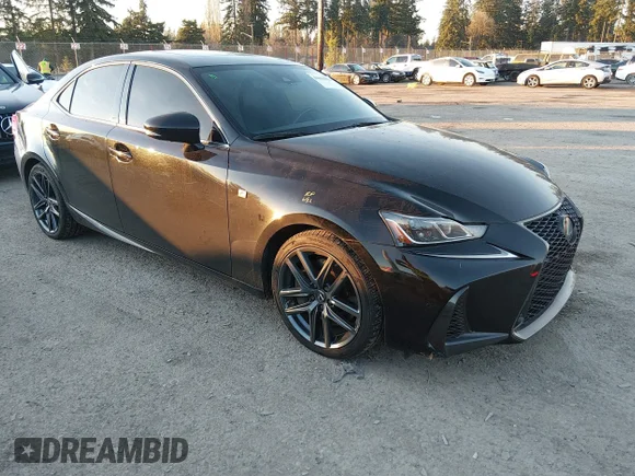✅ 2019 Lexus IS 300 F Sport • VIN: JTHC81D24K5037354 • Lot: 44096933. Wystawiony na IAAI z przebiegiem 75 256 mil. Bezpłatny archiwum sprzedaży aukcyjnych z USA i szczegółowy raport historii pojazdu na DreamBid. Zdjęcie 1.