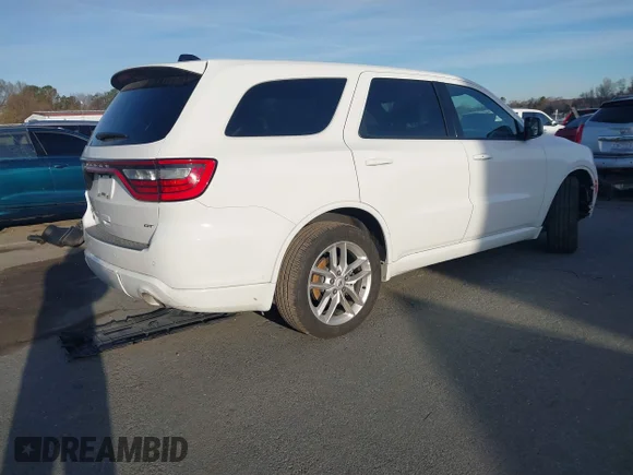 ✅ 2025 Dodge Durango GT • VIN: 1C4RDJDG2SC553856 • Лот: 43815330. Опубліковано раніше на IAAI з пробігом 10 504 миль. Безкоштовний доступ до архіву аукціонних продажів зі США та докладний звіт про історію автомобіля на DreamBid. Зображення 4.