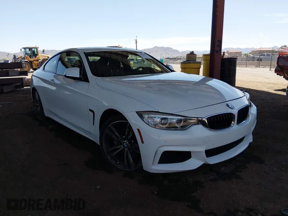 ✅ 2015 BMW 4 Series 435i • VIN: WBA3R1C55FK195037 • Lot: 45090767. Listed on IAAI with 74,291 mi. Free auction sales archive from the USA and detailed vehicle history report at DreamBid. Image 1.