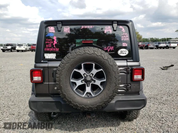 ✅ 2018 Jeep Wrangler Unlimited Sport • VIN: 1C4HJXDG9JW134200 • Lot: 47539053. Wystawiony na Copart z przebiegiem 45 163 mil. Bezpłatny archiwum sprzedaży aukcyjnych z USA i szczegółowy raport historii pojazdu na DreamBid. Zdjęcie 6.
