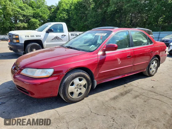 ✅ 2002 Honda Accord EX • VIN: 1HGCG16542A001622 • Лот: 53939076. Опубліковано раніше на Copart з пробігом 135 145 миль. Безкоштовний доступ до архіву аукціонних продажів зі США та докладний звіт про історію автомобіля на DreamBid. Зображення 1.
