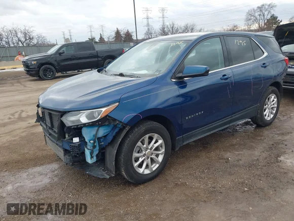 ✅ 2020 Chevrolet Equinox LT • VIN: 2GNAXTEVXL6116380 • Lot: 44321295. Listed on IAAI with 111,813 mi. Free auction sales archive from the USA and detailed vehicle history report at DreamBid. Image 2.