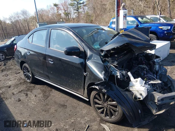 ✅ 2020 Mitsubishi Mirage SE • VIN: ML32F4FJ7LHF03146 • Lot: 44803323. Listed on IAAI with Not provided. Free auction sales archive from the USA and detailed vehicle history report at DreamBid. Image 1.