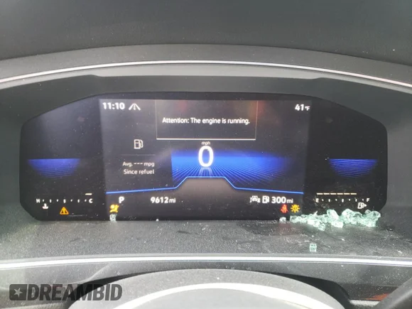 ✅ 2022 Volkswagen Tiguan SE R-Line Black • VIN: 3VV8B7AX1NM090279 • Lot: 41578013. Listed on Copart with 9,612 mi. Free auction sales archive from the USA and detailed vehicle history report at DreamBid. Image 9.