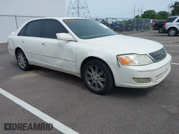 ✅ 2001 Toyota Avalon XLS • VIN: 4T1BF28BX1U118572 • Лот: 44973582. Опубликован ранее на IAAI с пробегом Не указан. Бесплатный доступ к архиву аукционных продаж из США и подробный отчёт об истории автомобиля на DreamBid. Изображение 1.