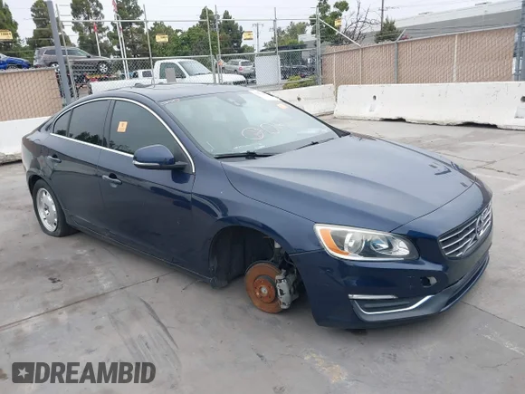 ✅ 2015 Volvo S60 T5 Drive-E Premier • VIN: YV126MFK0F2334740 • Lot: 41480551. Listed on IAAI with Not provided. Free auction sales archive from the USA and detailed vehicle history report at DreamBid. Image 1.