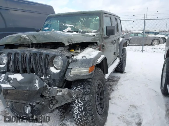 ✅ 2022 Jeep Wrangler Unlimited Willys • VIN: 1C4HJXDG4NW108710 • Lot: 44172322. Wystawiony na IAAI z przebiegiem 47 203 mil. Bezpłatny archiwum sprzedaży aukcyjnych z USA i szczegółowy raport historii pojazdu na DreamBid. Zdjęcie 2.