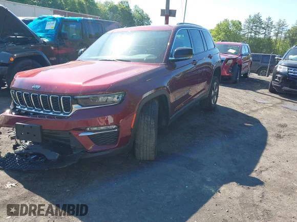 ✅ 2024 Jeep Grand Cherokee • VIN: 1C4RJYB66RC712285 • Лот: 45217848. Опубликован ранее на IAAI с пробегом Не указан. Бесплатный доступ к архиву аукционных продаж из США и подробный отчёт об истории автомобиля на DreamBid. Изображение 2.