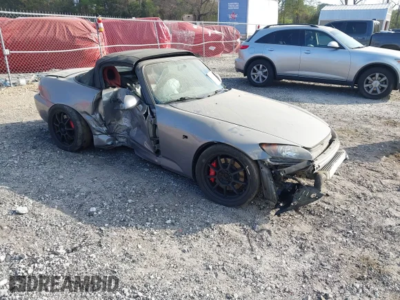 ✅ 2004 Honda S2000 • VIN: JHMAP21474T002361 • Lot: 44750920. Listed on IAAI with 101,521 mi. Free auction sales archive from the USA and detailed vehicle history report at DreamBid. Image 1.