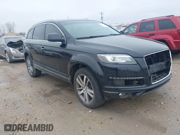 ✅ 2013 Audi Q7 Prestige • VIN: WA1VMAFE3DD006239 • Lot: 44873210. Listed on IAAI with 220,409 mi. Free auction sales archive from the USA and detailed vehicle history report at DreamBid. Image 1.