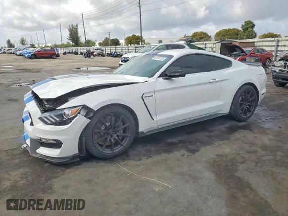 ✅ 2017 Ford Mustang Shelby GT350 • VIN: 1FA6P8JZ8H5527080 • Lot: 42016126. Wystawiony na Copart z przebiegiem 23 376 mil. Bezpłatny archiwum sprzedaży aukcyjnych z USA i szczegółowy raport historii pojazdu na DreamBid. Zdjęcie 1.