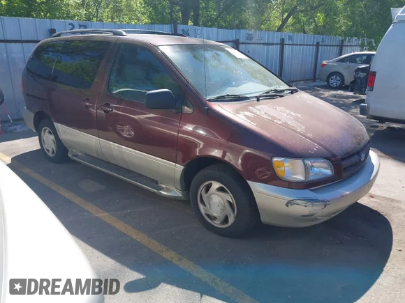 ✅ 1998 Toyota Sienna LE • VIN: 4T3ZF13C2WU088376 • Лот: 42352708. Опубликован ранее на IAAI с пробегом 409 459 миль. Бесплатный доступ к архиву аукционных продаж из США и подробный отчёт об истории автомобиля на DreamBid. Изображение 1.