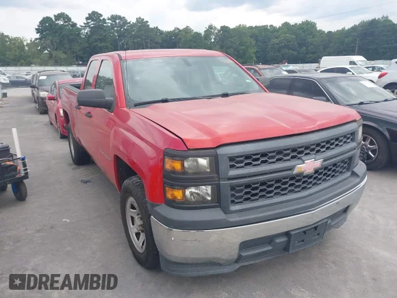 ✅ 2014 Chevrolet Silverado 1500 Work Truck • VIN: 1GCRCPEH9EZ300208 • Lot: 42984641. Listed on IAAI with 118,114 mi. Free auction sales archive from the USA and detailed vehicle history report at DreamBid. Image 1.