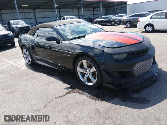 ✅ 2012 Chevrolet Camaro 2SS • VIN: 2G1FK3DJ5C9103779 • Lot: 44569035. Listed on IAAI with 71,508 mi. Free auction sales archive from the USA and detailed vehicle history report at DreamBid. Image 1.