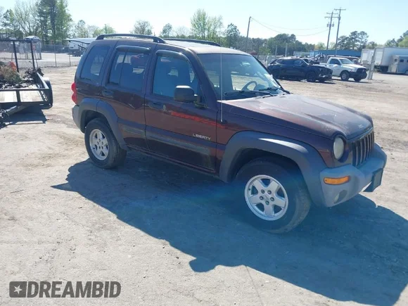 ✅ 2004 Jeep Liberty Sport • VIN: 1J4GL48K14W259175 • Лот: 42059238. Опубліковано раніше на IAAI з пробігом 186 678 миль. Безкоштовний доступ до архіву аукціонних продажів зі США та докладний звіт про історію автомобіля на DreamBid. Зображення 1.