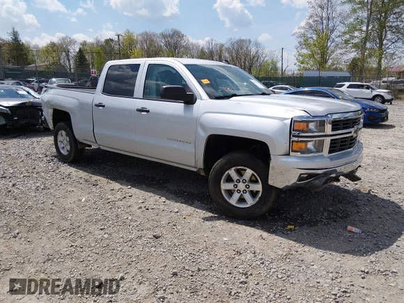 ✅ 2014 Chevrolet Silverado 1500 LT • VIN: 3GCUKREC4EG251786 • Lot: 44918294. Listed on IAAI with 166,720 mi. Free auction sales archive from the USA and detailed vehicle history report at DreamBid. Image 1.