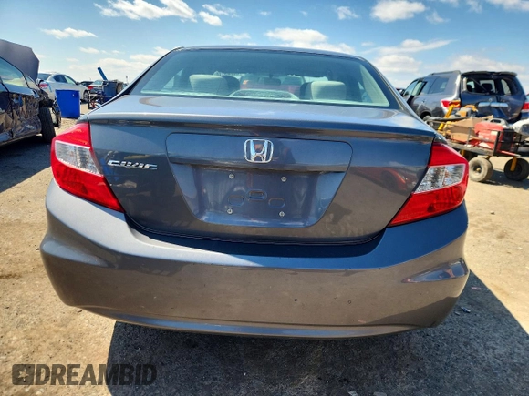 ✅ 2012 Honda Civic LX • VIN: 19XFB2F50CE367625 • Lot: 48765116. Wystawiony na Copart z przebiegiem 130 947 mil. Bezpłatny archiwum sprzedaży aukcyjnych z USA i szczegółowy raport historii pojazdu na DreamBid. Zdjęcie 6.