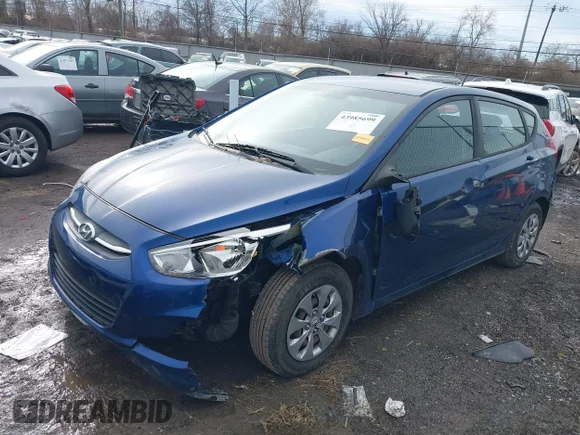 ✅ 2017 Hyundai Accent SE • VIN: KMHCT5AE6HU313842 • Лот: 43985699. Опубликован ранее на IAAI с пробегом 88 607 миль. Бесплатный доступ к архиву аукционных продаж из США и подробный отчёт об истории автомобиля на DreamBid. Изображение 2.