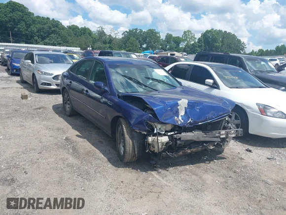 ✅ 2006 Hyundai Azera SE • VIN: KMHFC46F56A037595 • Lot: 41611763. Wystawiony na IAAI z przebiegiem 244 621 mil. Bezpłatny archiwum sprzedaży aukcyjnych z USA i szczegółowy raport historii pojazdu na DreamBid. Zdjęcie 1.