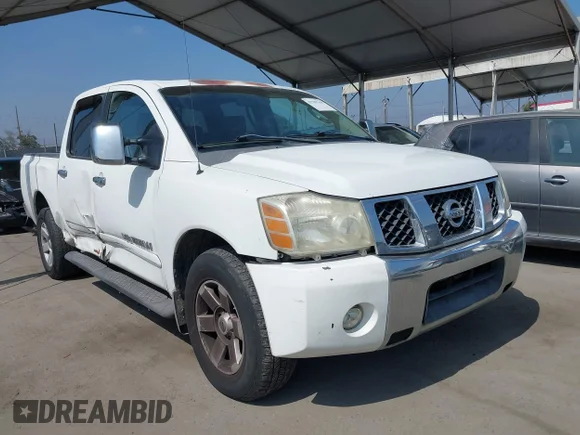 ✅ 2005 Nissan Titan LE • VIN: 1N6AA07BX5N573584 • Lot: 42709369. Wystawiony na IAAI z przebiegiem 221 492 mil. Bezpłatny archiwum sprzedaży aukcyjnych z USA i szczegółowy raport historii pojazdu na DreamBid. Zdjęcie 1.