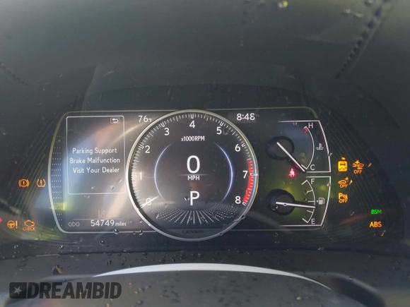 ✅ 2021 Lexus ES 350 • VIN: 58ADZ1B12MU104835 • Лот: 43646508. Опубликован ранее на IAAI с пробегом 54 749 миль. Бесплатный доступ к архиву аукционных продаж из США и подробный отчёт об истории автомобиля на DreamBid. Изображение 7.