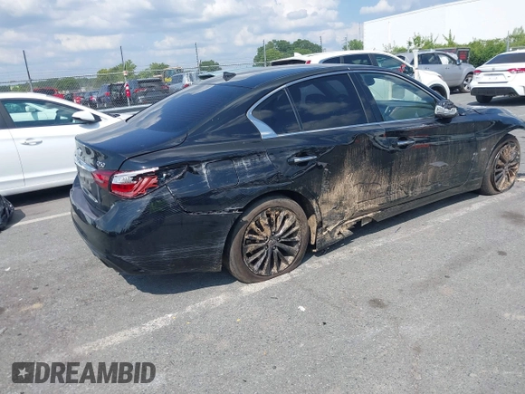 ✅ 2019 Infiniti Q50 Luxe • VIN: JN1EV7AR4KM554072 • Lot: 42819192. Wystawiony na IAAI z przebiegiem 128 749 mil. Bezpłatny archiwum sprzedaży aukcyjnych z USA i szczegółowy raport historii pojazdu na DreamBid. Zdjęcie 4.