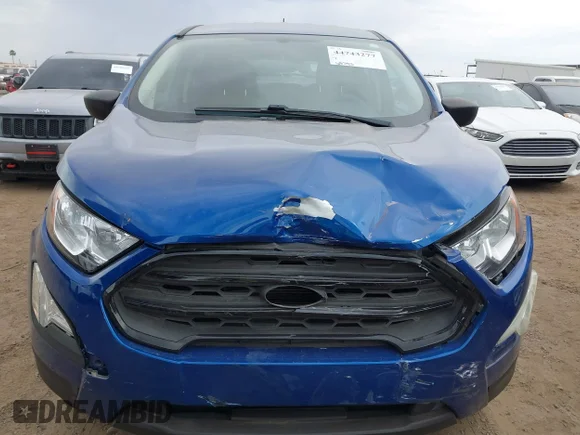 ✅ 2019 Ford EcoSport S • VIN: MAJ3S2FE2KC309174 • Lot: 44743277. Wystawiony na IAAI z przebiegiem 68 283 mil. Bezpłatny archiwum sprzedaży aukcyjnych z USA i szczegółowy raport historii pojazdu na DreamBid. Zdjęcie 6.