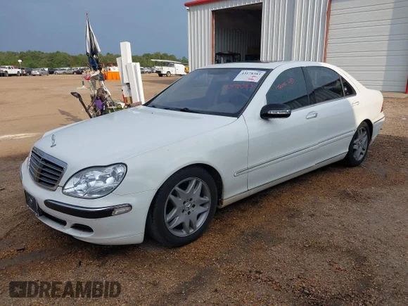 ✅ 2003 Mercedes-Benz S 500 • VIN: WDBNG75J43A327381 • Lot: 43178383. Listed on IAAI with 126,064 mi. Free auction sales archive from the USA and detailed vehicle history report at DreamBid. Image 2.