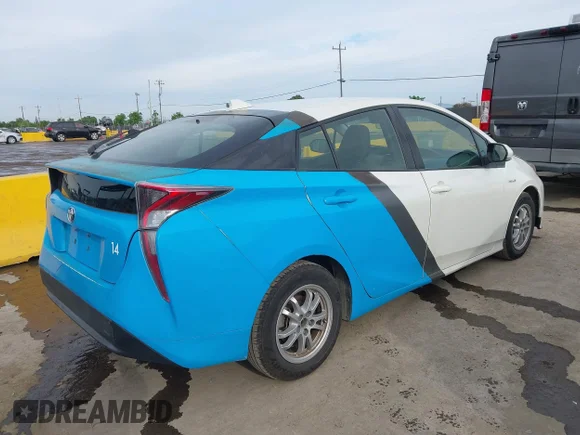 ✅ 2017 Toyota Prius Two • VIN: JTDKBRFU6H3029031 • Lot: 44727321. Listed on IAAI with 210,244 mi. Free auction sales archive from the USA and detailed vehicle history report at DreamBid. Image 4.