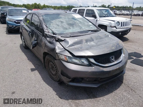 ✅ 2013 Honda Civic LX • VIN: 2HGFB2F52DH580700 • Лот: 45220001. Опубликован ранее на IAAI с пробегом 120 672 миль. Бесплатный доступ к архиву аукционных продаж из США и подробный отчёт об истории автомобиля на DreamBid. Изображение 1.