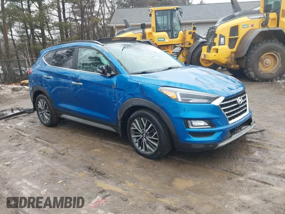 ✅ 2020 Hyundai Tucson Sport • VIN: KM8J3CAL3LU222384 • Lot: 44419888. Listed on IAAI with 42,085 mi. Free auction sales archive from the USA and detailed vehicle history report at DreamBid. Image 1.
