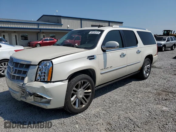 ✅ 2011 Cadillac Escalade ESV Platinum Edition • VIN: 1GYS4KEF1BR113082 • Lot: 68152515. Listed on Copart with 270,195 mi. Free auction sales archive from the USA and detailed vehicle history report at DreamBid. Image 1.