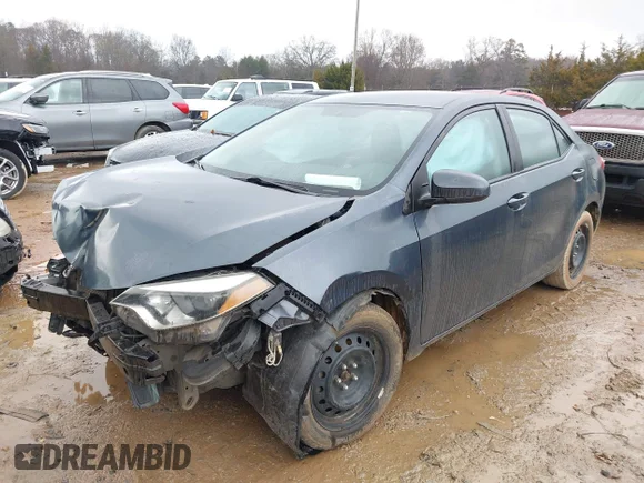 ✅ 2014 Toyota Corolla LE Plus • VIN: 5YFBURHE4EP076707 • Lot: 43860610. Listed on IAAI with 145,350 mi. Free auction sales archive from the USA and detailed vehicle history report at DreamBid. Image 2.