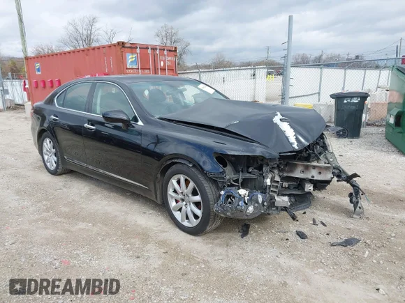 ✅ 2007 Lexus LS 460 • VIN: JTHBL46F075030940 • Lot: 41962434. Listed on IAAI with 107,449 mi. Free auction sales archive from the USA and detailed vehicle history report at DreamBid. Image 1.