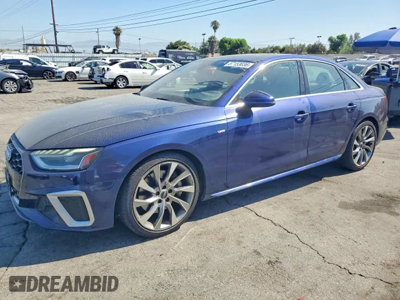 ✅ 2020 Audi A4 Premium Plus • VIN: WAUENAF48LN008861 • Лот: 57153036. Опубліковано раніше на Copart з пробігом 140 909 миль. Безкоштовний доступ до архіву аукціонних продажів зі США та докладний звіт про історію автомобіля на DreamBid. Зображення 1.