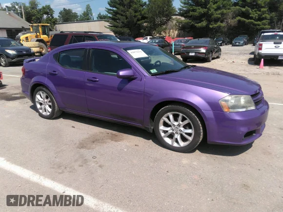 ✅ 2014 Dodge Avenger R/T • VIN: 1C3CDZBG4EN147355 • Lot: 42872232. Listed on IAAI with 162,043 mi. Free auction sales archive from the USA and detailed vehicle history report at DreamBid. Image 1.