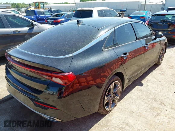 ✅ 2022 Kia K5 EX • VIN: 5XXG34J29NG110161 • Lot: 42319257. Wystawiony na IAAI z przebiegiem 55 064 mil. Bezpłatny archiwum sprzedaży aukcyjnych z USA i szczegółowy raport historii pojazdu na DreamBid. Zdjęcie 4.