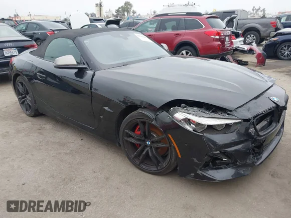 ✅ 2022 BMW Z4 sDriveM40i • VIN: WBAHF9C08NWX88691 • Lot: 42562466. Listed on IAAI with 11,108 mi. Free auction sales archive from the USA and detailed vehicle history report at DreamBid. Image 1.