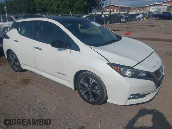 ✅ 2019 Nissan LEAF SV • VIN: 1N4AZ1CP1KC320542 • Lot: 42758340. Wystawiony na IAAI z przebiegiem Nie podano. Bezpłatny archiwum sprzedaży aukcyjnych z USA i szczegółowy raport historii pojazdu na DreamBid. Zdjęcie 1.