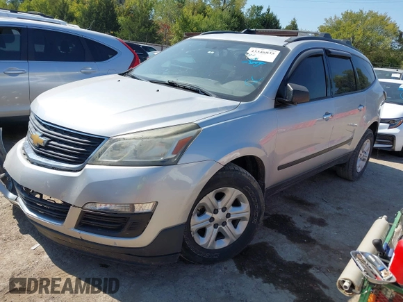 ✅ 2016 Chevrolet Traverse LS • VIN: 1GNKRFKDXGJ267840 • Lot: 43346835. Wystawiony na IAAI z przebiegiem 160 635 mil. Bezpłatny archiwum sprzedaży aukcyjnych z USA i szczegółowy raport historii pojazdu na DreamBid. Zdjęcie 2.