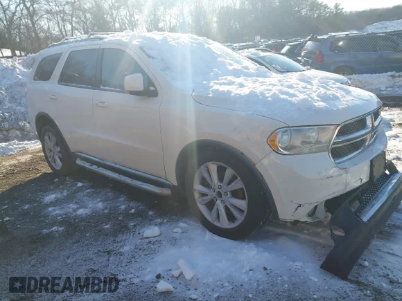 ✅ 2012 Dodge Durango Crew • VIN: 1C4SDJDT9CC153664 • Lot: 44278752. Listed on IAAI with Not provided. Free auction sales archive from the USA and detailed vehicle history report at DreamBid. Image 1.