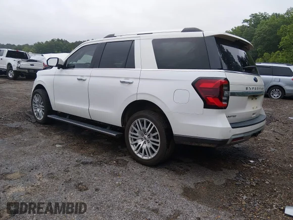 ✅ 2024 Ford Expedition Limited • VIN: 1FMJU2A84REA69844 • Lot: 45125277. Listed on IAAI with Not provided. Free auction sales archive from the USA and detailed vehicle history report at DreamBid. Image 3.