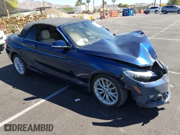 ✅ 2015 BMW 2 Series 228i • VIN: WBA1K5C55FV473923 • Лот: 44870392. Опубліковано раніше на IAAI з пробігом 82 467 миль. Безкоштовний доступ до архіву аукціонних продажів зі США та докладний звіт про історію автомобіля на DreamBid. Зображення 1.